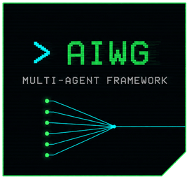 Sticker · AIWG (dark)